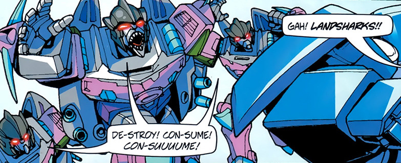 tfwiki:  Rounding out Shark Week the way we started, with some more Transformers