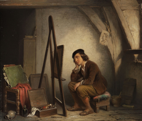 Napoleon François Ghesquiere (1812–1862)Le Peintre dans son Atelier