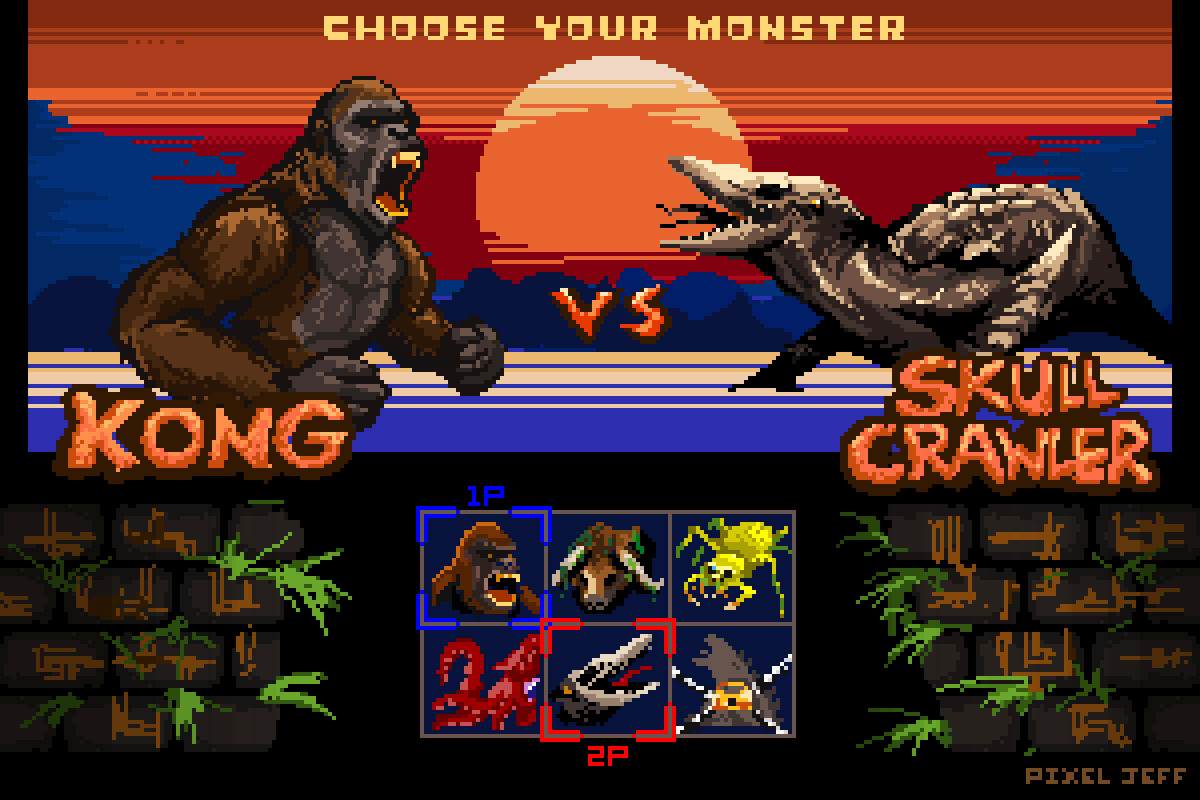 pixeljeff:
“ Choose Your Monster Kong: Skull Island the Arcade / 2017
”