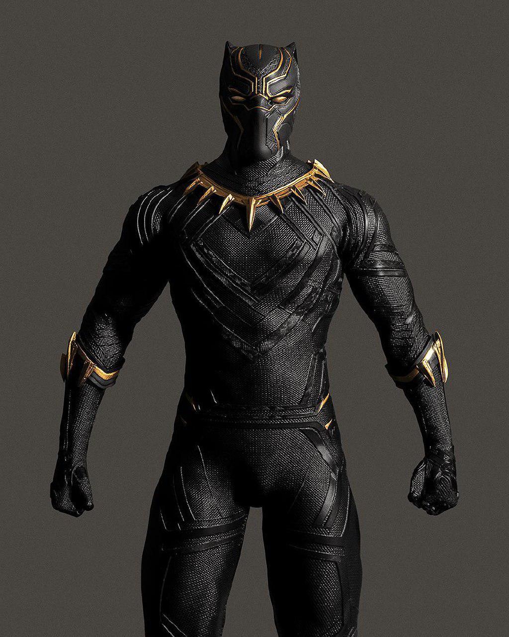 nevaehtyler:  ghettablasta:  Black Panther Portrait. The work of graphic designer