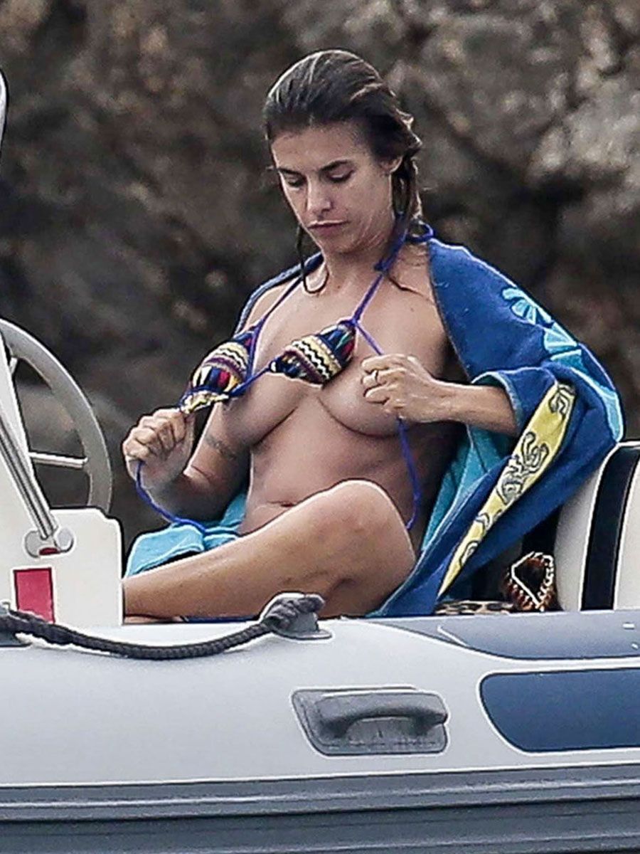 toplessbeachcelebs:  Elisabetta Canalis (Italian Actress) topless in Sardinia (July