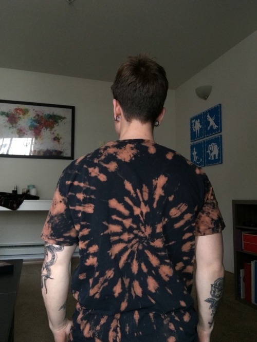 boyhood1994: Tricked out some old black t-shirts!!