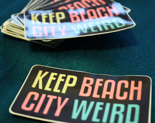 Wow - that&rsquo;s a wrap, folks! I am officially SOLD OUT of my Keep Beach City Weird stickers. I&r