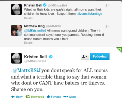 ramblingsofanangryirishman:  Kristen Bell wins all the Mothers Day awards 