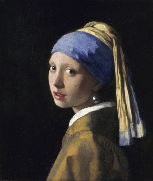 artessenziale:Jan Vermeer, Girl with  a Pearl Earring (1665)