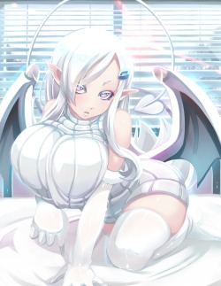 lewdbeat:  White Succubus | しき [pixiv]