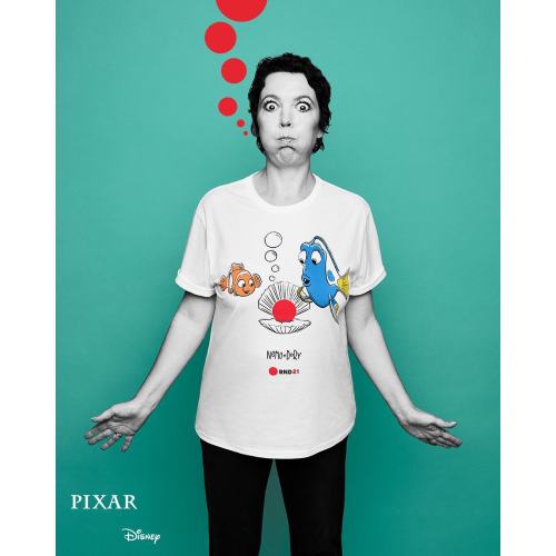 Olivia Colman shot for this years Get your T-shirts @tkmaxx to help Comic relief. Thank you to all i