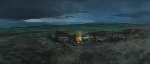 nburbeck:  Nate Burbeck | on tumblrJudith Basin, Montana, Oil on Canvas, 24 x 56 inches, 2015