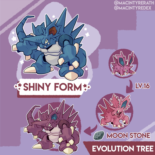 New Pokédex entry added!No.034 Nidoking