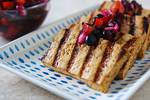 XXX alloftheveganfood:  BBQ Tofu Burger Vegan photo