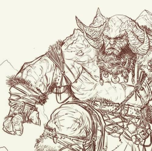 Doing a Fire Troll from God of War&hellip;WIP#godofwar #firetroll #norsemythology #santamonicastudio