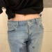 :just a little teaser of a video i’ll be posting later tonight! got a request to wet in jeans and a crop top, hope you like the video later! ^-^ 