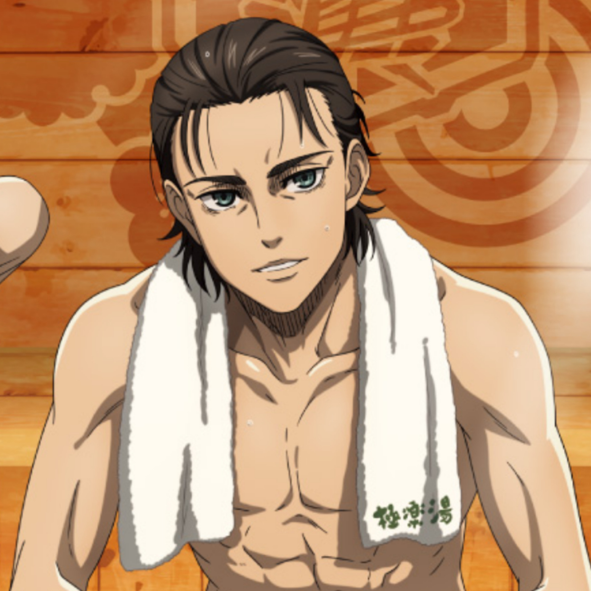 pix Aot X Raku Spa Official Art levi and eren illustration from snk