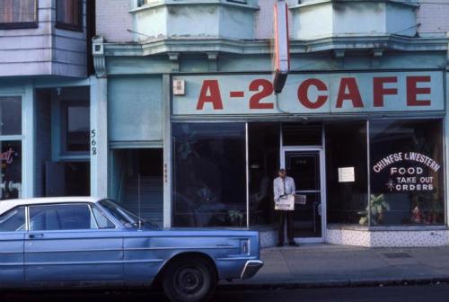 aspirationalimagery:Greg Girard - A-2 Cafe, 1981 taken in Vancouver