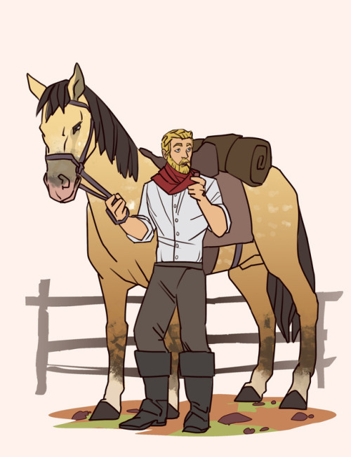 gauntletto:I was so inspired by the amazing stallions of @scuttlebuttin, that I couldn’t resist and 