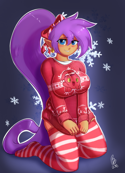 Holiday Shantae. -Twitter- -Instagram- -DeviantArt-