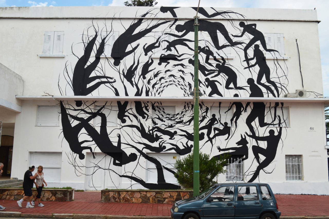serheteronimo:  Primer mural de Distrito de Arte Urbano de Punta del Este (Uruguay)