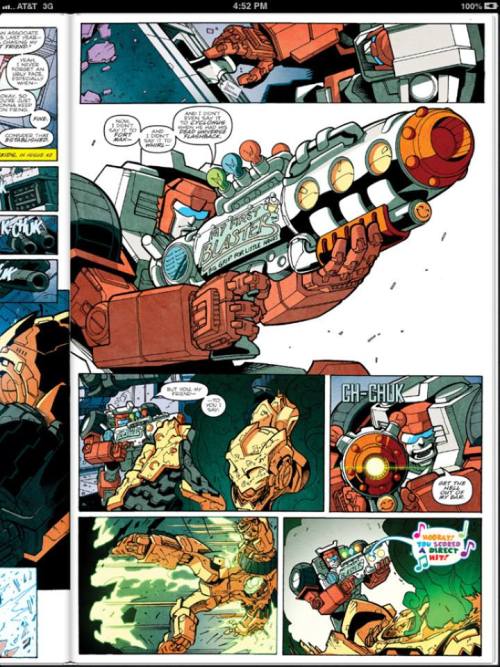 biorobo: serikaizumi: Transformers MTMTE #18 3 page preview by Itunes Readable version! :P Swer