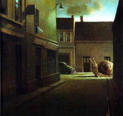 surrealismart:  Haunted City (?) Michael Sowa