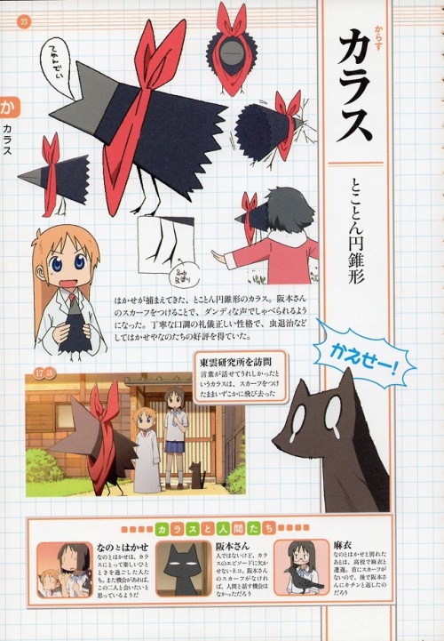 Nichijou Daihyakka - か, Karasu (Crow) (Pg 22-23)