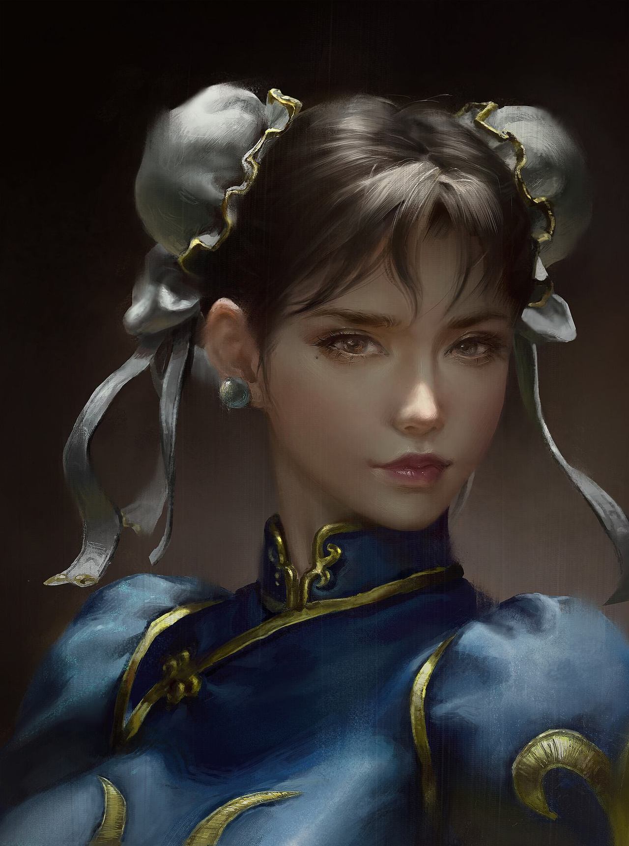 Amazing Chun Li portrait: Street Fighter game... (22 May 2019)｜Random Anime  Arts [rARTs]: Collection of anime pictures