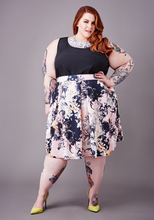 chubby-bunnies:  tesshollidayofficial:  I am so in awe of my images from my Yours Clothing shoot. So grateful to have the opportunity to model for big brands and not have to confirm industry standards. Short, fat, tattooed & if I can say so.. Killin’