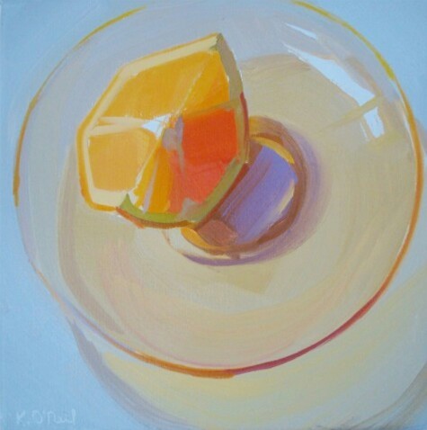 human-cliches:Paintings of oranges by Woodstock/New York based artist, Karen O'Neil