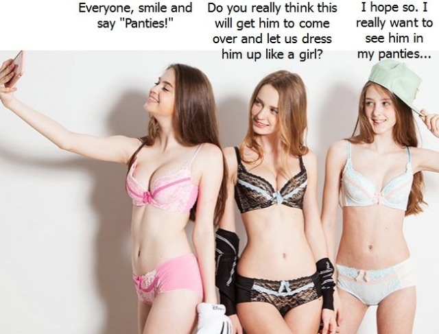 Sissybambi62:Girls ! It’s So Simple !You Say Panties Andi Come Running !