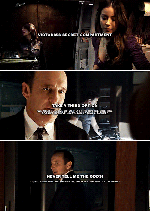 marvelsaos:TV tropes from each episode of Marvel’s Agents of S.H.I.E.L.D. (2013-2020)→ 1x01 Pilot