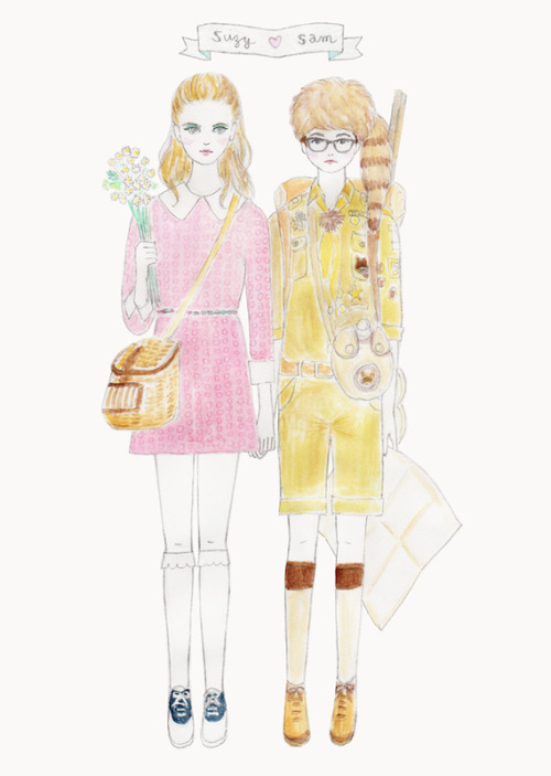 suzy and sam from &lsquo;moonrise kingdom&rsquo;.they&rsquo;re low-teenage cute couple l