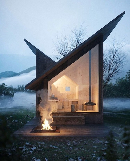 Porn photo prefabnsmallhomes:  Carpineto Mountain Refuge