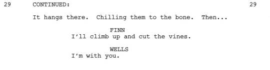 Thanks for sticking with us during this Hiatus Wednesday. Before we go, here’s one final scene from “Earth Skills” by Jason Rothenberg. See you next week!