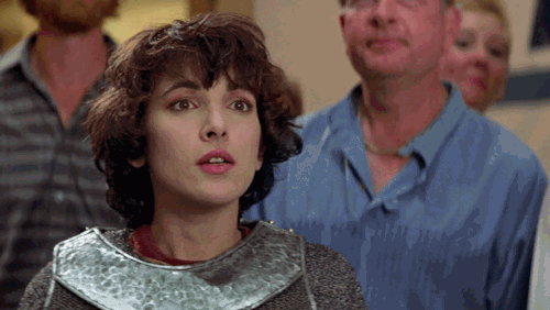 eileenthedastardlyraccoon: Jane Wiedlin as Joan of Arc in Bill & Ted’s Excellent Adventure