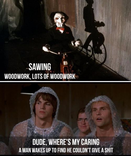 tastefullyoffensive:When You Add “-ing” to Movie Titles (images via imgur)Previously: Classic Movie 