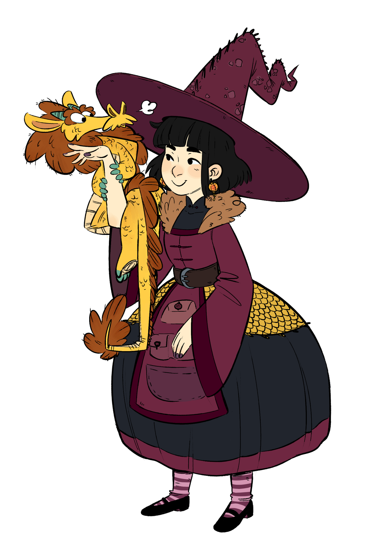 juluia:  more homework from character design class! I decided to draw witches and