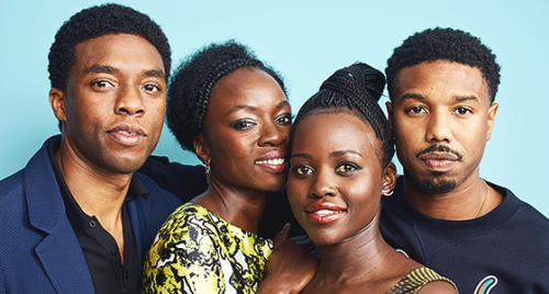 captromania:“Black Panther”cast for Entertainment Weekly