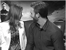ariadnesbishop:  chris&amp;scarlett → adorable goofballs since 2004 
