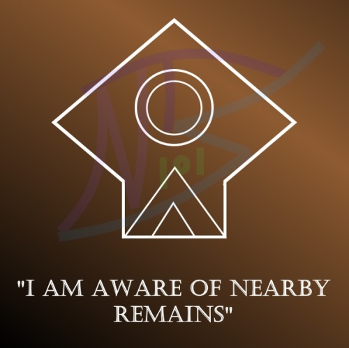 strangesigils: “I Am Aware Of Nearby Remains”This sigil is meant for your friendly neigh