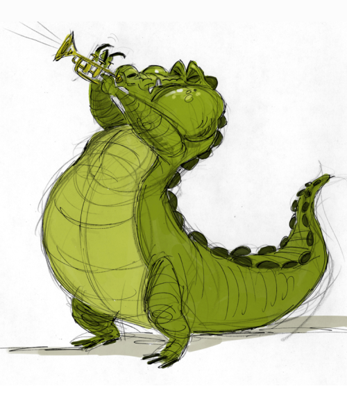 disney:Nothing says Thursday like a trumpet-playing alligator.But it&rsquo;s Mardi Gras Tuesday&hellip;