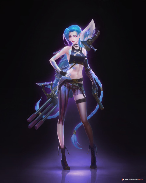 Jinx  Fanfoxy _Prowww.artstation.com/artwork/EabJ44 