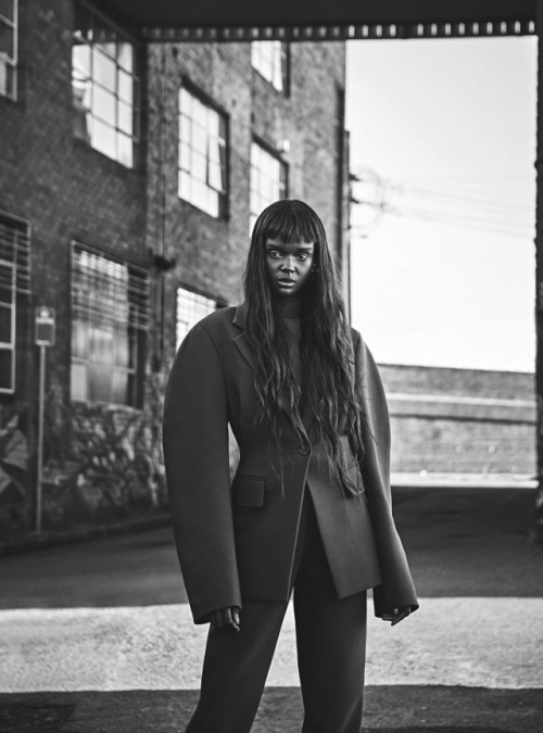 unes23:  Duckie Thot by Nicole BentleyforVogue Australia