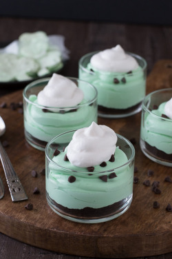 sweetoothgirl:  No Bake Mint Chocolate Chip