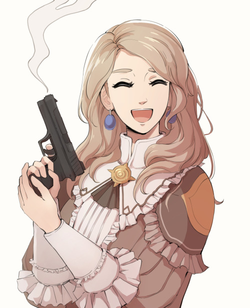 oh god oh fuck she has a gun