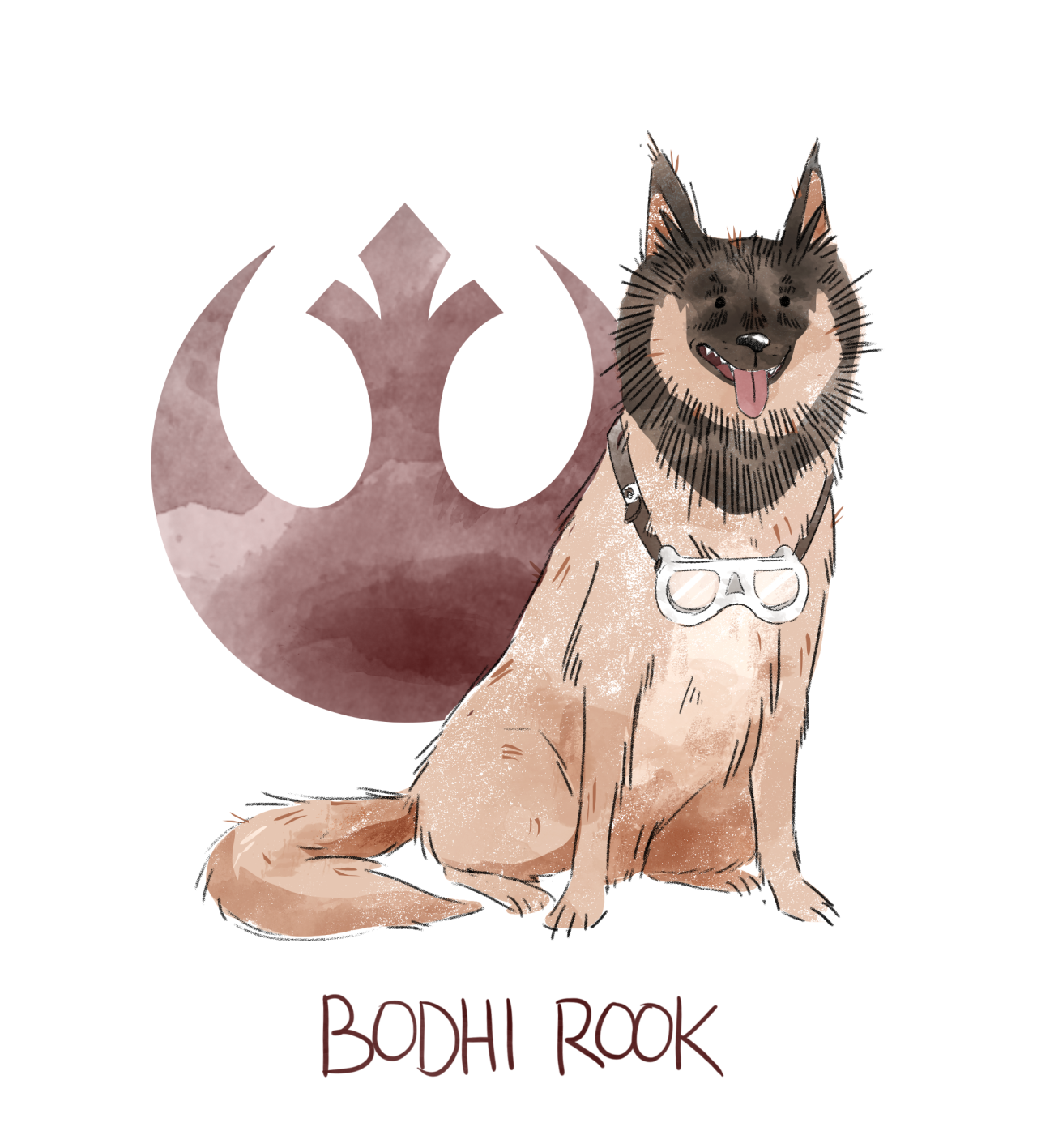 generalgingersnaps:  bleucalire: I am so sorry, I just love dogs and Rogue One too