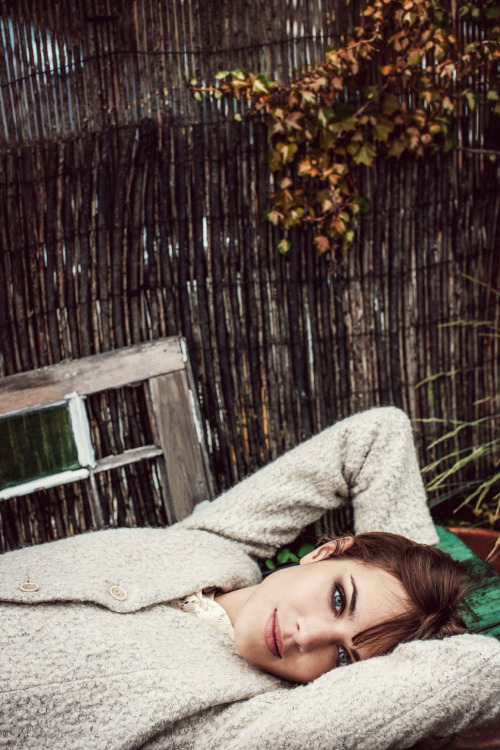 luxelegs: Alexa Chung in a variety of tights.