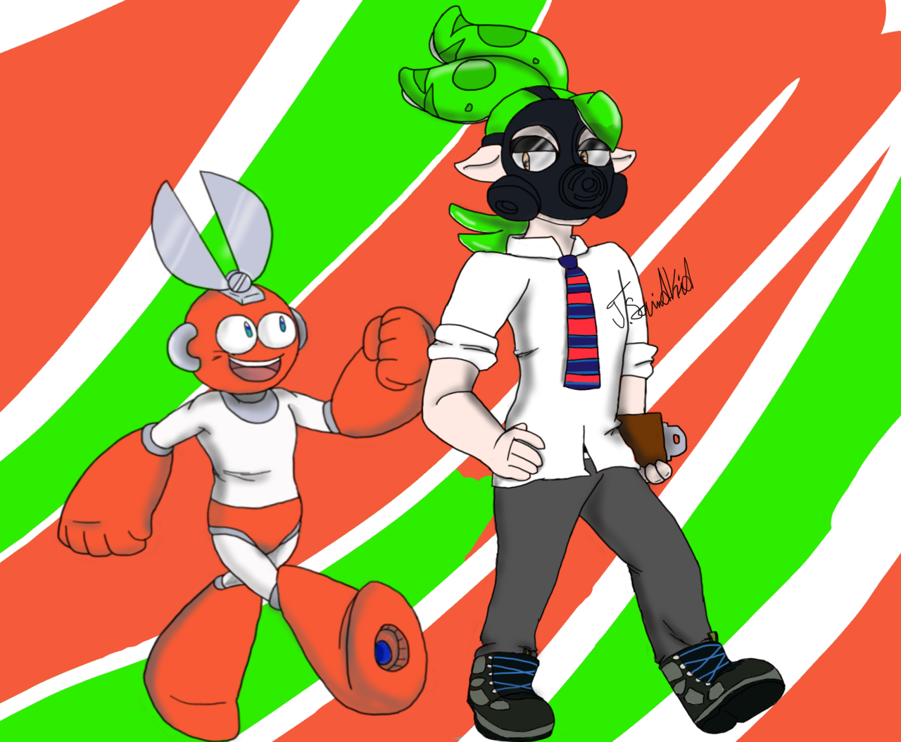 Welcome fellow Squidkids | Squids and Robot Masters Phew this took me...
