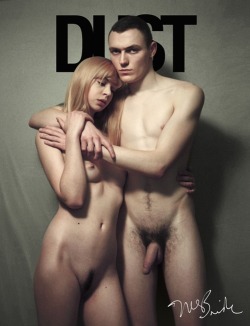 nakedmalemodels:  Fashion Model Alexander Temme full frontal naked on the cover of DUST magazine