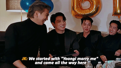 The Way That Their Conversation Went From Yoongi Marry Me Comments To Vegas Drive-through Wedding At