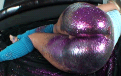 Porn Britney Brooks wearing glitter on her butt. photos
