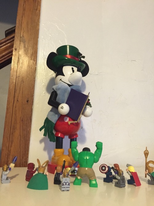 t-jumblr:This holiday season is marked by the Marvel characters worshiping their all powerful, smili